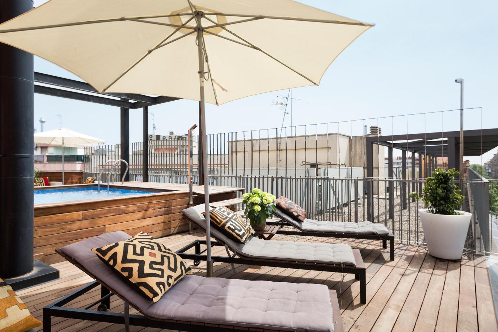Apartment Barcelona Rentals - Pool Terrace In City Center エクステリア 写真