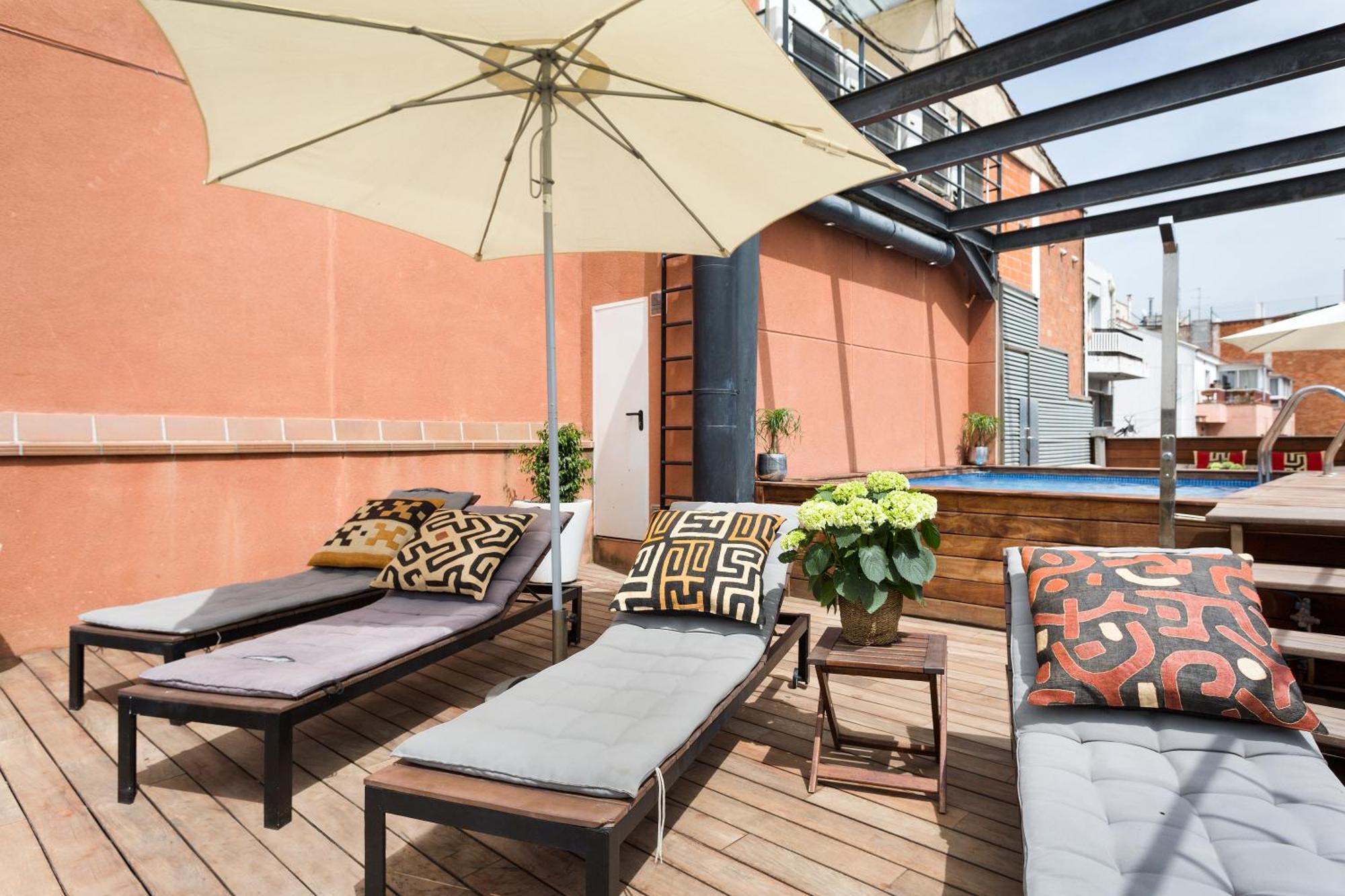 Apartment Barcelona Rentals - Pool Terrace In City Center 部屋 写真