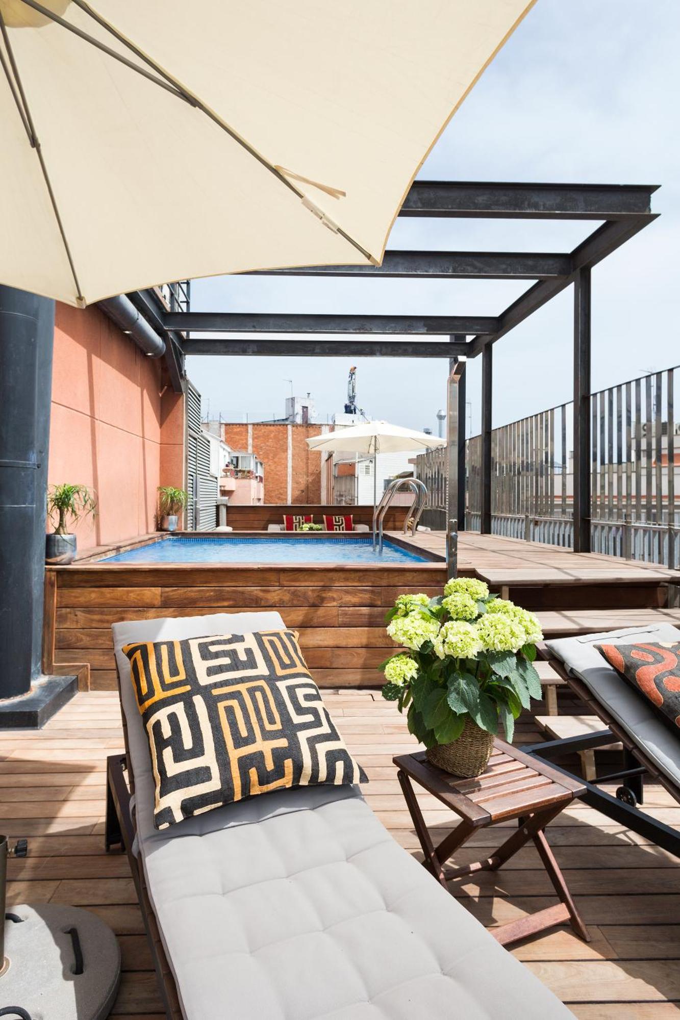 Apartment Barcelona Rentals - Pool Terrace In City Center 部屋 写真