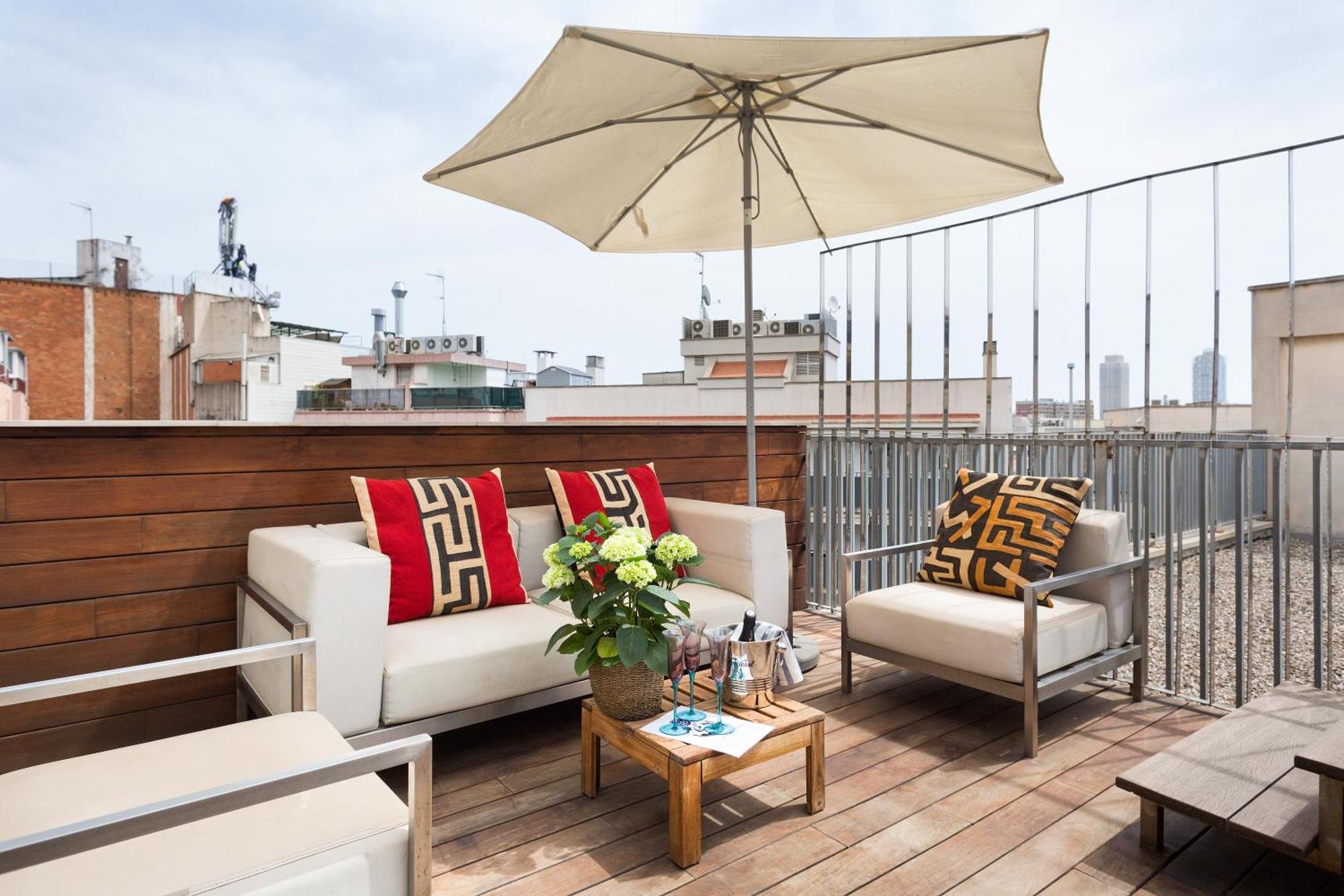 Apartment Barcelona Rentals - Pool Terrace In City Center 部屋 写真